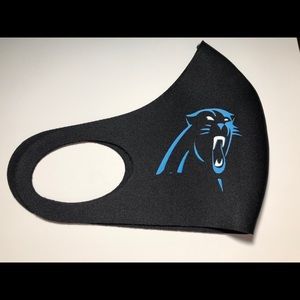Carolinas panthers face mask